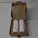 LARS NYSØM Electric Salt and Pepper Grinder Set, USB Rechargeable, Automatic Salt and Pepper Mills, Spice Shakers Refillable with LED Light, Adjustable Coarseness, Ceramic Grinder (Pure White)