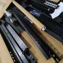 Work Benches for Garage, Heavy Duty Workbench with Drawers, Lights, Pegboard & 12 Hooks, 600LBS Capacity, Suitable for Tool Organizers and Storage, for Garage, Workshop, Basement, Garden & Shop (Dark Black)