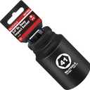 BILITOOLS 3/4" Drive Deep Impact Socket 41mm, Metric, CR-MO Steel, 6 Pt. Impact Grade Heavy Duty Large Axle Nut Socket