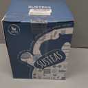 SUSTEAS Stove Top Whistling Tea Kettle - Food Grade Stainless Steel Teakettle Teapot with Cool Touch Ergonomic Handle, With 1 Silicone Pinch Mitt Included, 2.64 Quart(WHITE)