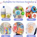 60 Colors Dual Tip Acrylic Paint Pens Markers, Double Tip Premium Acrylic Markers for Wood, Rock Painting, Glass, Canvas, Stone, DIY Crafts Making Art Supplies