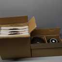 LeRatio Ceramic Dinnerware Sets for 6,Stoneware Plates and Bowls Sets,Handmade Reactive Glaze Dishes Set,Chip Resistant and Scratch Resistant | Oven&Dishwasher & Microwave Safe-Chestnut(18PCS)