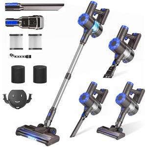 AIRDIYA Cordless Vacuum Cleaner, Super Power Suction Stick Vacuum Cleaners with 2200 mAh Battery,8-in-1 Lightweight Self-Standing, 35 Mins Runtime for Home Low-Pile Carpet Pet Hair