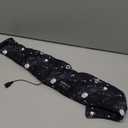 LC-dolida Sleep Mask with Bluetooth Headphones, Extra Large Silk Eye Mask for Sleeping Side Day Sleepers, Sleep Headphones Bluetooth 5.4 for Women Men with Thin Speaker, Blackout, Comfort, Microphone