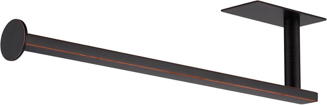 Paper Towel Holder Self-Adhesive Bar Under Cabinet for Kitchen Towel Oil Rubbed Bronze SUS304 Stainless Steel Wall Mounted Rack, AN3002ORB (1 Pack)