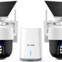 SOLIOM Security Cameras Wireless Outdoor,4K Ultra HD for Day and Night, No Subscription,Built in Radar,Solar Powered Cameras for Home Security, 360 Pan Tilt Auto Tracking,5G & 2.4G WiFi, 4-Cam Kit