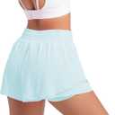 Athletic Running Shorts for Women High Waisted Flowy Shorts Butterfly Summer Gym Workout Golf Active Tennis Skorts (XS)