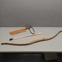Arrowbash Wooden Bow and Arrow Set Leather Quiver, 40"