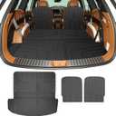 Cargo Mat Seatback Cover Fit for 2026 Hyundai Palisade Gas 7 Seats, Kick Liner Anti-Slip Cargo Liner for 2026 Hyundai Palisade Accessories (Cargo Mat+Kick Mat)