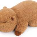 Sprinqdawin Weighted Capybara Plush Stuffed Animals-0.8lb 10Kawaii Weighted Capybara Plush Toys,Cute Plushies Kids Capybaras Plushies Animal Hugging Plushie Pillow,Birthday&Valentine Gifts for Adults