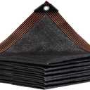 QLOFEI 4x8 FT Shade Cloth with Grommets, 90% Sun Shades Outdoor Patio Mesh Tarp, Easier to Hang Sunblock Neting Cover -for Garden Greenhouse Pergola Lawn Kennel Chicken Coop