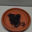 Hanging Planter for Indoor Outdoor Plants, 12" Plant Saucer with Basket Chains, Adjustable Plants Hanger Shelf Decorative Hanging Plant Flower Pot for Window Wall Ceiling Home Decor(10 Pcs,Brick Red)