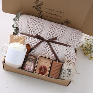 Get Well Soon Gift Baskets for Women - Earth Tone Self Care Package - After Surgery, Sympathy Gifts for Loss of Loved One, Thinking of You/ Mothers Day/ Grief /Bereavement /Miscarriage Gifts for Women