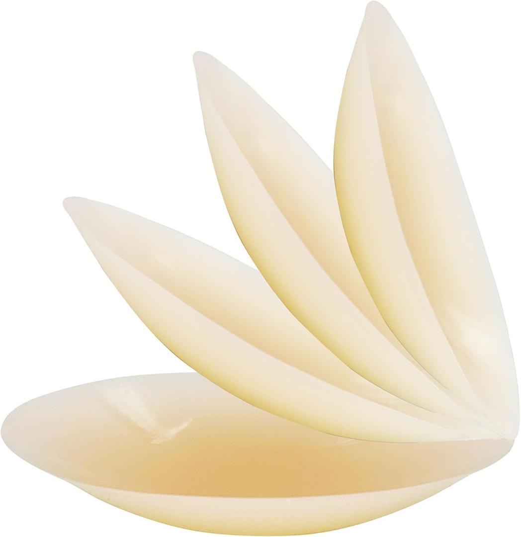 Large Nipple Covers for Women 2 Pairs - Reusable Nipple Pasties Silicone Size A-DD Sticky Adhesive Breast Petals