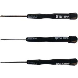 Set of 3 Phillips PH0 PH00 PH000 Precision Screwdrivers Model Making Precision Mechanics with Twist Cap