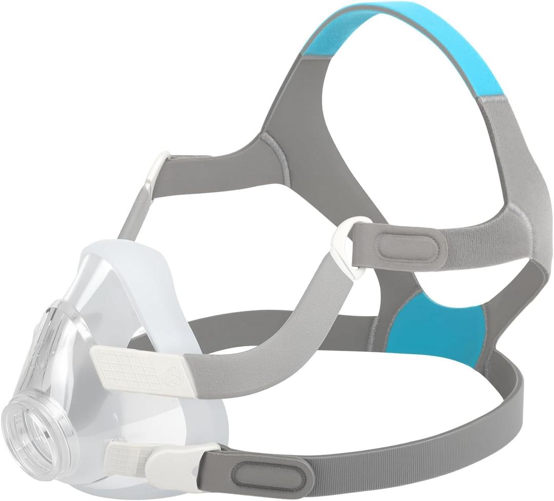 Replacement F20 Frame System for AirFit F20 Full-Face Mask (M) - Includes Cushion, Frame, Headgear, Clips - No Elbow - Snug Fit, Comfortable Design, Great Value Bundle