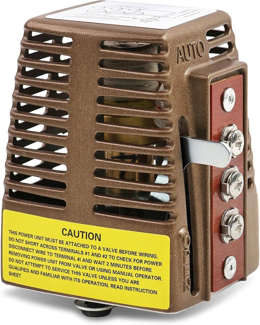 555-050RP Zone Valve Power Head Compatible with Taco 550 Series & 570 Series (570, 571, 572, 573), 24V Heat-Actuated Actuator, Hydronic Boiler Control