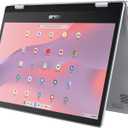 ASUS Chromebook Flip CX1 Convertible Laptop, 14" FHD NanoEdge 360-degree Touchscreen, Intel Celeron N6000 4-Core Processor, 128GB eMMC Storage, 8GB RAM, ChromeOS, Transparent Silver, CX1400FKA-AS88F