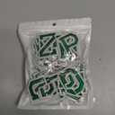 Chuyau 52PCS Iron on Letter Patches Green Letters A-Z Embroidered Applique Patches for Clothes Dress Hat Jackets Socks Jeans Bag Shoes, 2pack
