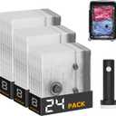 SpaceAid Travel Vacuum Bags for Luggage with Electric Pump, 24 Pack Vacuum Seal Bags for Clothing Travel, Space Saver Compression Bag for Backpack and Suitcase