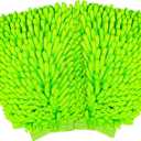 Car Wash Mitt, 2 Pack Premium Chenille Microfiber Wash Mitt, Scratch-Free & Lint-Free, Rich Foam, Highly Absorbent, Perfect for Car Washing and Detailing, 7.12''X10.14''