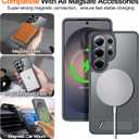 For Samsung Galaxy S26 Ultra Case with Kickstand,1*Screen Protector,[Compatible with Magsafe]Translucent Matte Military-Grade Protection,Magnetic Phone Case for Samsung Galaxy S26 Ultra,6.9"-Gray