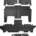 Cartist Floor Mats Fit for 2011-2020 Grand Caravan 7 Seat/ 2008-2016 Town & Country (Stow'n Go Only), All Weather Floor Liners for Grand Caravan Accessories Heavy Duty