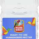 More Birds All-Natural Clear Ready-to-Use Hummingbird Nectar – 64 fl oz, 2 Pack