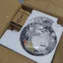 Mid Century Modern Globe Semi Flush Mount Ceiling Light Fixture Frosted Glass with Black Finish1-Light Globe Glass Ceiling Lights for Aisle Porch Stairway Closet Kitchen Laundry Room (Bulb Incl.) (6 inch)