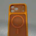 TOCOL for Phone 17 Pro Max Phone Case, Built-in Magnetic Ring, Compatible with Magsafe, Full Camera Protection, Translucent Matte Phone Case for 17 ProMax 6.9 inch (Orange)