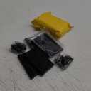 Amazon Basics Interior Door Hinge, Square, 3.5 x 3.5 Inch, Matte Black - Pack of 12