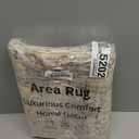 LIVEBOX Washable Rug 2x3 Kitchen Mats for Floor Entryway, Non Slip Front Door Mat for Bathroom Hallway, Boho Low-Pile Small Carpet Farmhouse Throw Indoor Rugs for Bath Sink, Tan