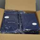 6 Pack Navy Blue Tablecloths for 8ft Rectangle Tables 60 x 126 Inch - Polyester Table Cover Stain and Wrinkle Resistant Washable Fabric Table Clothes for Wedding Party Banquet Reception Restaurant