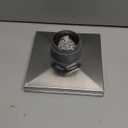 SaniteModar Shower Drain, Invisible 6 inch Square Shower Drain 2-in-1 Tile Insert Cover, 304 Stainless Steel Brushed Shower Floor Drain with Hair Catcher and Threaded Adapter