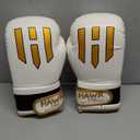 Hawk Sports Boxing Gloves for Men and Women, Comfy Boxing Training Gloves with Foam Padding for Throwing Power Punches with Confidence, Heavy Bag Boxing Gloves for Training and Sparring (8 Oz, White)