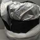 Insulated Inflatable Hot Tub Cover Round Full Coverage Hot Tub Thermal Cover Cap Dustproof Outdoor Energy Saving Spa Covers with Zipper Door Adjustable Strap Handle for Keeping Warm (Black, 78"Dx28"H)