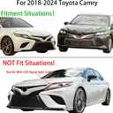 Right Hand Headlights Assembly For 2018-2024 Toyota Camry w/Projector Lens