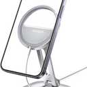 Lamicall Phone Stand for Apple MagSafe Charger [Not Fits 2024 Ver.] - Dual Hinge Collapsible Adjustable Charging Holder Dock for Desk Nightstand, Fit for Airpods, iPhone 17/16/15/14 Series[Only Stand]