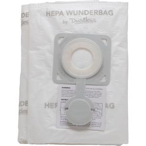 Dustless Technologies HEPA Wunderbag (12-18 Gallon) -Shop Vac Universal High Capacity Pre-Filter Bags for Wet Dry Vacuums, 2 Pack. Commercial, Contractor, Professional, and Home use. Wet and Dry Vac