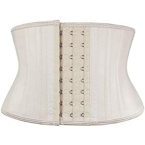 Atbuty Super Short Torso Waist Trainers Cincher Corset Tummy Shaper Slimming Latex Girdle XS