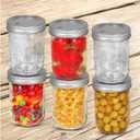 Ball Wide Mouth Mason Jars 16 oz. (6 Pack) - Pint Size Jars with Airtight Lids and Bands for Canning, Fermenting, Pickling, Meal Prep or DIY Decors and Projects Bundled with Peaknip Jar Opener