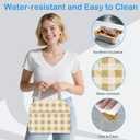 2 x DALINDA Corduroy Lunch Bag Lunch Box for Women Men,Cute Insulated Lunch Bags,Water-Resistant Cute Cooler Lunch Tote Bag, Large Capacity for Work Travel Picnic