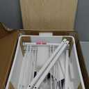 Utility Cart with 4 Drawers, Multipurpose Rolling Storage Cart with 4 Drawers and 2 Lockable Wheels, 4-Tier Rolling Storage Cart Organizer for Home Office Dorm, Bright White