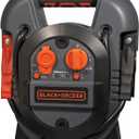 BLACK+DECKER J312B Power Station Jump Starter 700 Peak Amp Battery Booster, USB Port, Battery Clamps , 9.5"D x 5.1"W x 11"H
