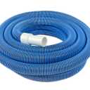 Poolmaster Manual Pool Vacuum Hose, 40 Ft x 1-1/2 for Inground & Above Ground Pools, Not for Automatic Cleaners, Kink-Free, Heavy Duty Pool Cleaner Hose with Swivel Cuff Made in USA