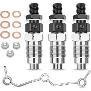 16001-53900 Fuel Injectors & Fuel Return Overflow Pipe Fit for Kubota D722 D782 D902 Replaces 1600153900, 1G962-42500
