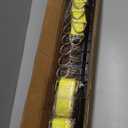 Elechomes E Track Tie-Down Rail Kit22 Pcs Set Etrack kit 6 Rails, 2 Ratchet Straps, 6 Rope Tie Offs, 6 O Ring Anchors, 2 Single Slot Anchors Securing Accessories for Garages Vans Trailers Motorcycle (Black)