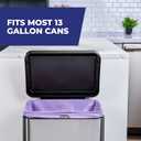 Hefty Ultra Strong 13 Gallon Trash Bags, Tall Kitchen Trash Bags 13 Gallon Size, Resist Leaks, Punctures, and Rips, Continuous Odor Control, Purple, Fabuloso Scent, 110 Bags