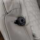 COLAMY Office Ergonomic Desk High Back Executive Chair with Pop-Out Lumbar Support, Upgraded Casters, Adjustable Headrest, Flip-Up Arms, Leather Home with Thick Cushion for Comfort - Black