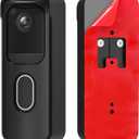 No Drill Door Mount for Blink Video Doorbell (2025 2nd Gen), Adhesive Mounting Bracket Accessories for Security System, Not for Blink Video Doorbell (2021&2023 Release), Black